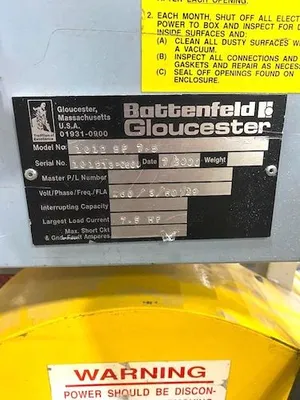 Battenfeld Gloucester 10" x 12" Grinder