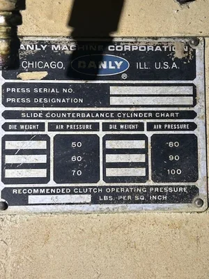 Used 1968 DANLY SC2-100-42X36 Straight Side Presses Georgia US | The Equipment Hub #495014
