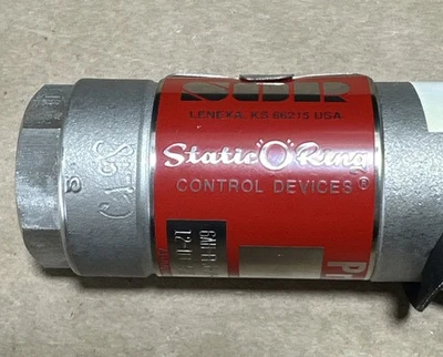 NEW Static O Ring Control Devices (SOR) 6AH-EF3-N4-C1A-12-100PSI