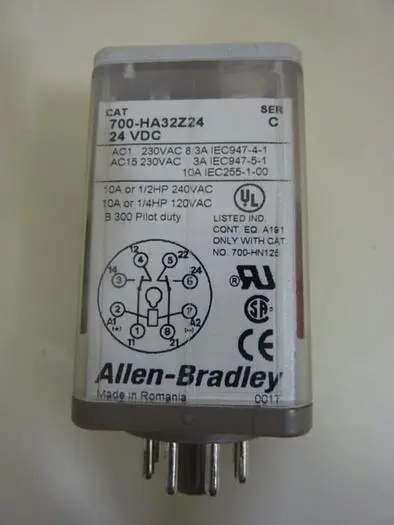 Used ALLEN BRADLEY 700-HA33Z24 SER C Relays & Switches Michigan US | Ideal Machinery #699774