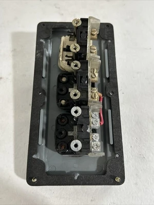 Allen Bradley Push Button Control Panel  Emerg. Stop,Run,Off/On Fast Shipping!