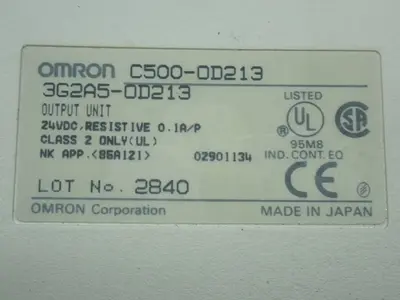 USED OMRON C5000D213