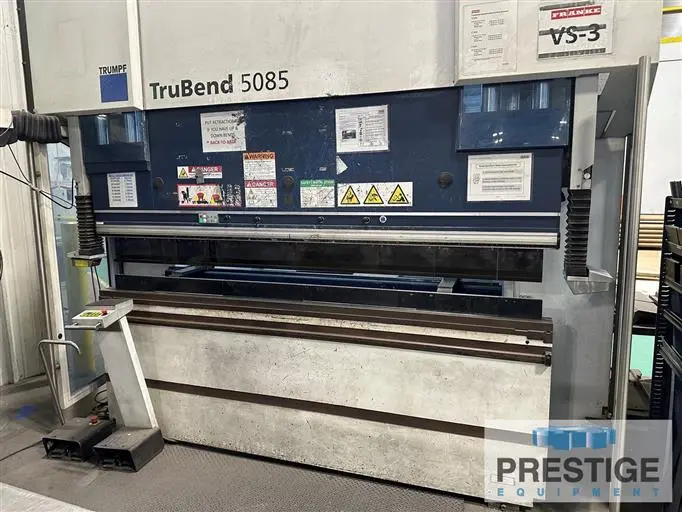 Used 2012 TRUMPF TRUBEND 5085 Press Brakes New York US | Prestige Equipment #1506491