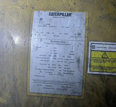 USED 2008 CATERPILLAR 3516BHD
