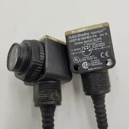 Used ALLEN BRADLEY ALLEN BRADLEY 42EF-B1MPBC-Y4 SER A PHOTOELECTRIC SENSOR Photoelectric Sensors | ND Industrial Surplus #1221606
