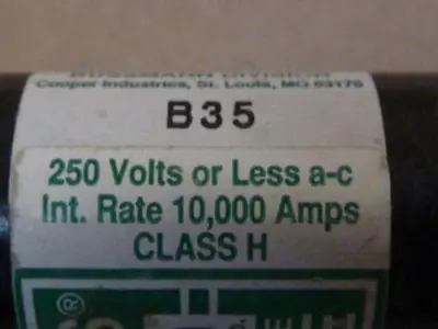 USED BUSSMANN NON-100