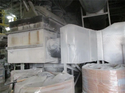30' L x 70" Wide Carrier Fluid Bed Dryer With Heater