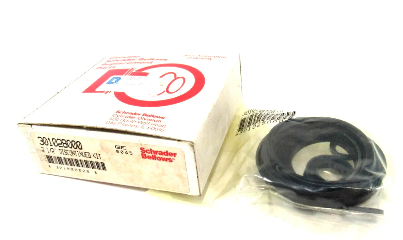 NEW SCHRADER BELLOWS 301028000 SEAL KIT