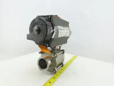 Bradford Dixon RP-BA-101-SR Pneumatic Actuator 1-3/4" Sanitary Ball Valve