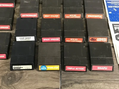 Collectible Video Games & More - Intellivoice Voice Synthesis Module / 52 - Mattel Intellivision Video Games - Manuals & Cards - see description for more info