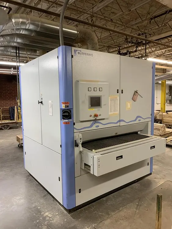 Used BUFTERING OPTIMAT SWT-335-QCH, 50", 3-HEAD WIDE-BELT SANDER Wide Belt Sanders | Pruitt Machinery #715862