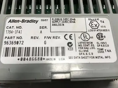 USED ALLEN BRADLEY 1794-1F41 SER A