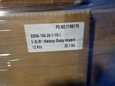 1 5/8" Heavy Duty Inserts - Ssha-158-24-1-10-1