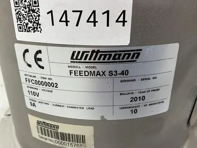 USED 2010 WITTMANN FEEDMAX S3-40