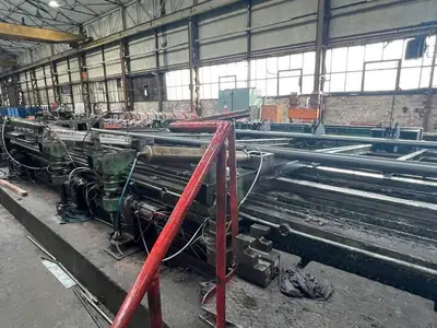 Used SAMUEL PLATT BRIGHT BAR DRAWING, STRAIGHTENING & SAWING LINE (14722) Draw Benches Connecticut US | Machinery International LLC #1557867