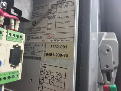 USED SQUARE D MODEL 6