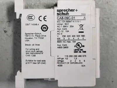 USED SPRECHER + SCHUH CA8-09C-01