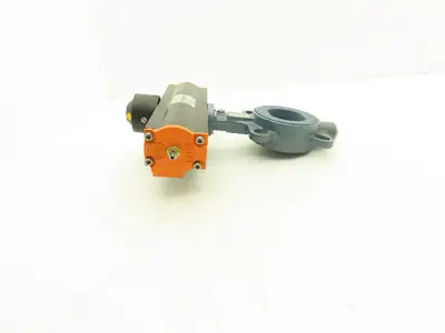 Ebro EB05FS6 F04/V11 DN65 2-1/2" Butterfly Valve & Pneumatic Actuator 14.5 PSI