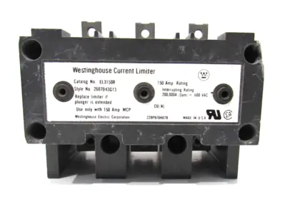 NEW WESTINGHOUSE EL3150R CURRENT LIMITER 2607D43G13
