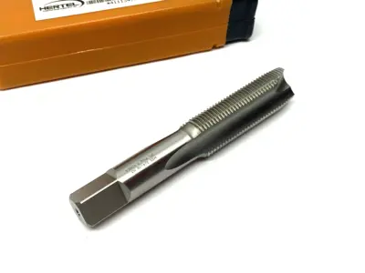 USED HERTEL SPIRAL POINT TAP: 3/4-16 UNF, 3 FLUTES, PLUG CHAMFER, 3B CLASS