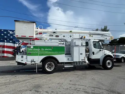 Used 2018 ALTEC AA55E MH Bucket (boom) trucks Florida US | Truck and Van Outlet #1509192