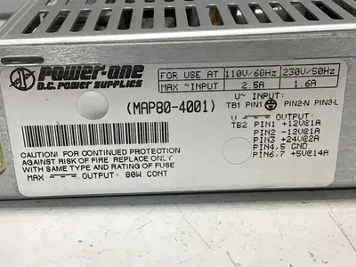 USED POWER ONE MAP80-4001