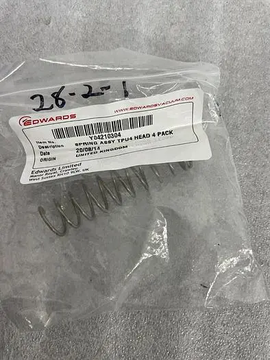 EDWARDS SPRING ASSY TPU4 HEAD QTY 5