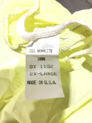 Yellow Coveralls XXL GX-1152-N 25pc/bx