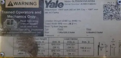 Used 2020 Yale GLP050MX Liquid Propane Forklifts Ohio US | Value Forklifts #1290416