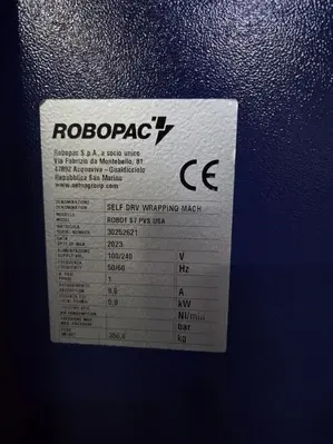 2023 ROBOPAC ROBOT MODEL #S7 PVS PORTABLE SHRINK WRAPPER MACHINE: YOBRO #25236