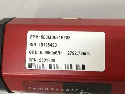 USED TEMPOSONICS INC RPM1500MD631P202
