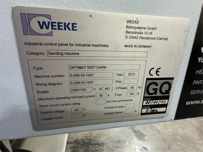 Used 2013 BUTFERING SWT 124/RK Wide Belt Sanders Oregon US | MachineryMax #1341140