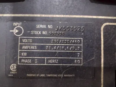 USED MILLER CP-200 DC ARC