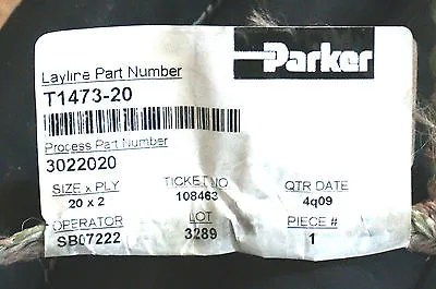NEW PARKER 302-20 HYDRAULIC HOSE 1 1/4'' 50FT 3022020