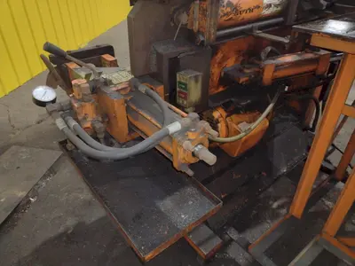 3" HUTH MODEL #2007 HYDRAULIC RAM TYPE TUBE BENDER & END FORMER: STOCK #19709