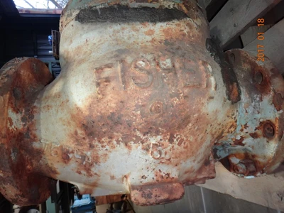 Fisher 6", Class 125, Iron Control Valve