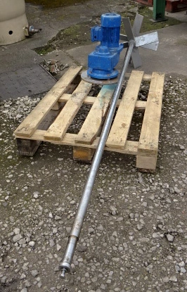 0.75 kw 106 RPM Euromixer Gear Drive Paddle Stirrer Type 2EM75