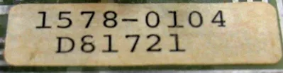 NEW TOCCO 1578-0104 CIRCUIT BOARD 15780104 D81721