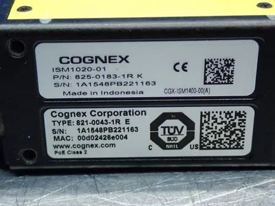 Used COGNEX 82501831RK / ISM102001 Camera Systems Ohio US | HGR 24 #728177