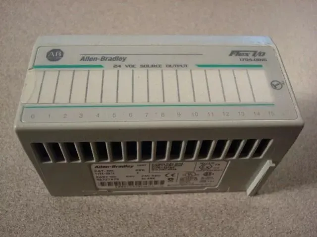 Allen Bradley 1794-OB16/A 24 VDC Source Output Used