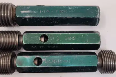 USED BESLY GO/NO GO PLUG GAUGE