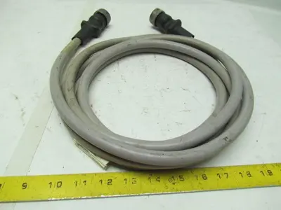 Testron T-13907-6CBL 12' Double End 8 Pin Male/Female Cable