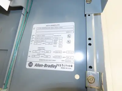 Allen Bradley 1336SB060VAADSGM1CHA2CL6EC AC Drive VFD 75Hp 76kva 460V Enclosure
