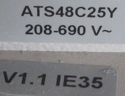 NEW SQUARE D ENCLOSED 48 MOTOR CONTROLLER 100HP 48UNA3NECNEAM 8639 ATS48C25Y