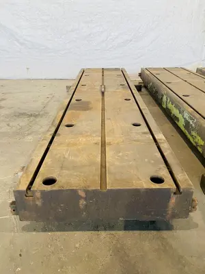 62" X 262" X 8" T SLOTTED FLOOR PLATES. STOCK # 0317522