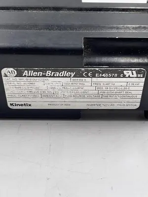 USED ALLEN-BRADLEY ALLEN-BRADLEY MPL-B1530U-VJ72AA SER A