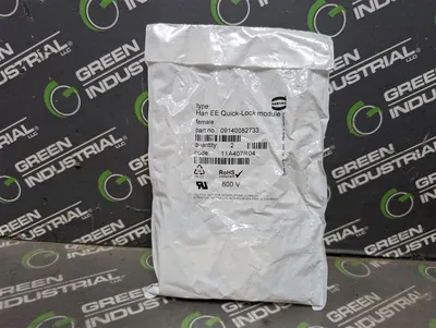 Bag of 2 Harting 09140082733 Connectors Female Han EE Quick-Lock Module New NIB