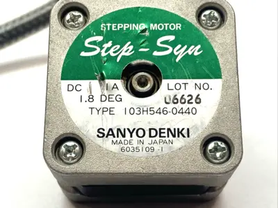 Used Sanyo Denki Step-Syn Stepping Motor 2-Phase 1.8 Deg/Step 1A Motors (misc) Michigan US | Maverick Industrial Sales #1392628