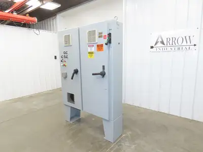 Hoffman Electrical Enclosure Control Panel 60x49x12" JIC 30A Breaker A60X4912