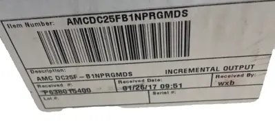 NEW MICRO CONTROLS DC25F-B1NPRGMDS ENCODER DC25FB1NPRGMDS